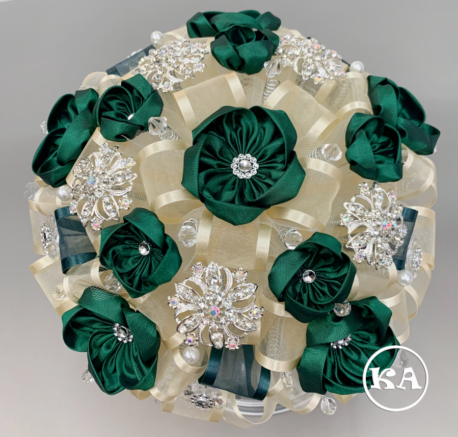 kn-021 hunter-green with silver