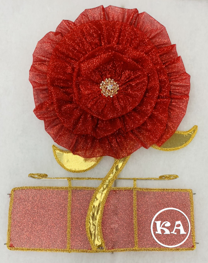 161bs brindis set flower themed