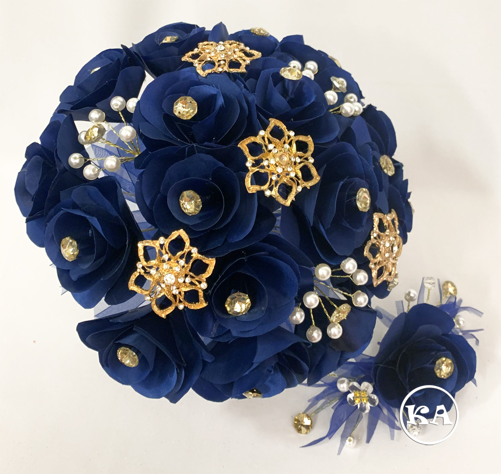 a-0025-quinceanera-bouquet-navy-blue-gold