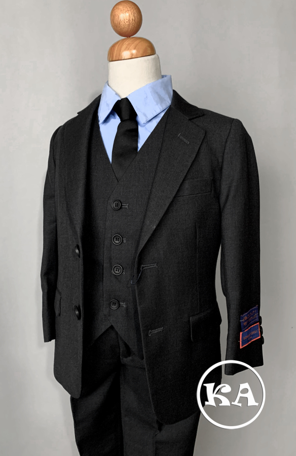 black boys suit