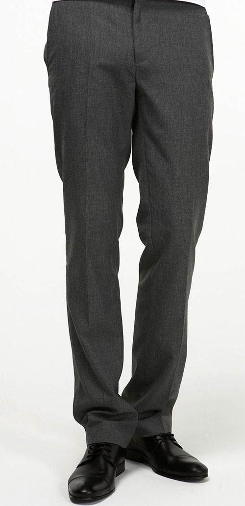 non pleated pants