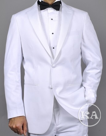 white tuxedo