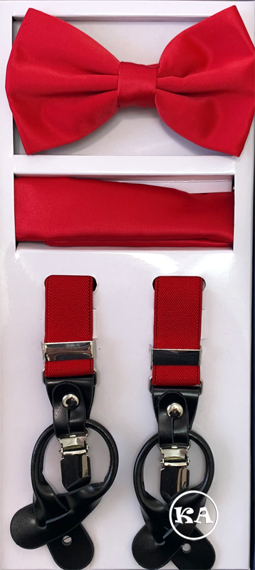 suspender red