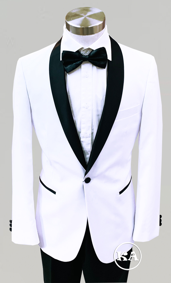 men tuxedo black and white