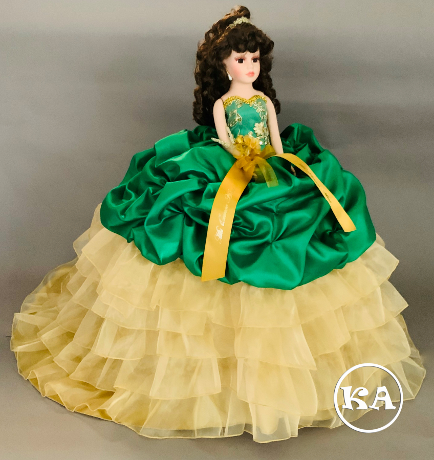 kc-271 emerald with gold