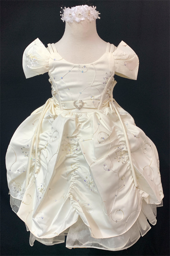 15611 infant dress ivory