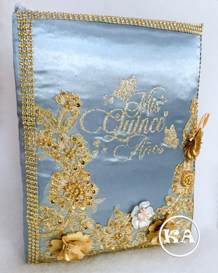 kc-411 guestbook dusty blue